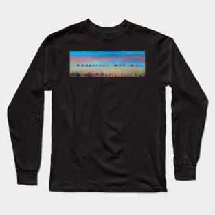 Beach Huts Long Sleeve T-Shirt